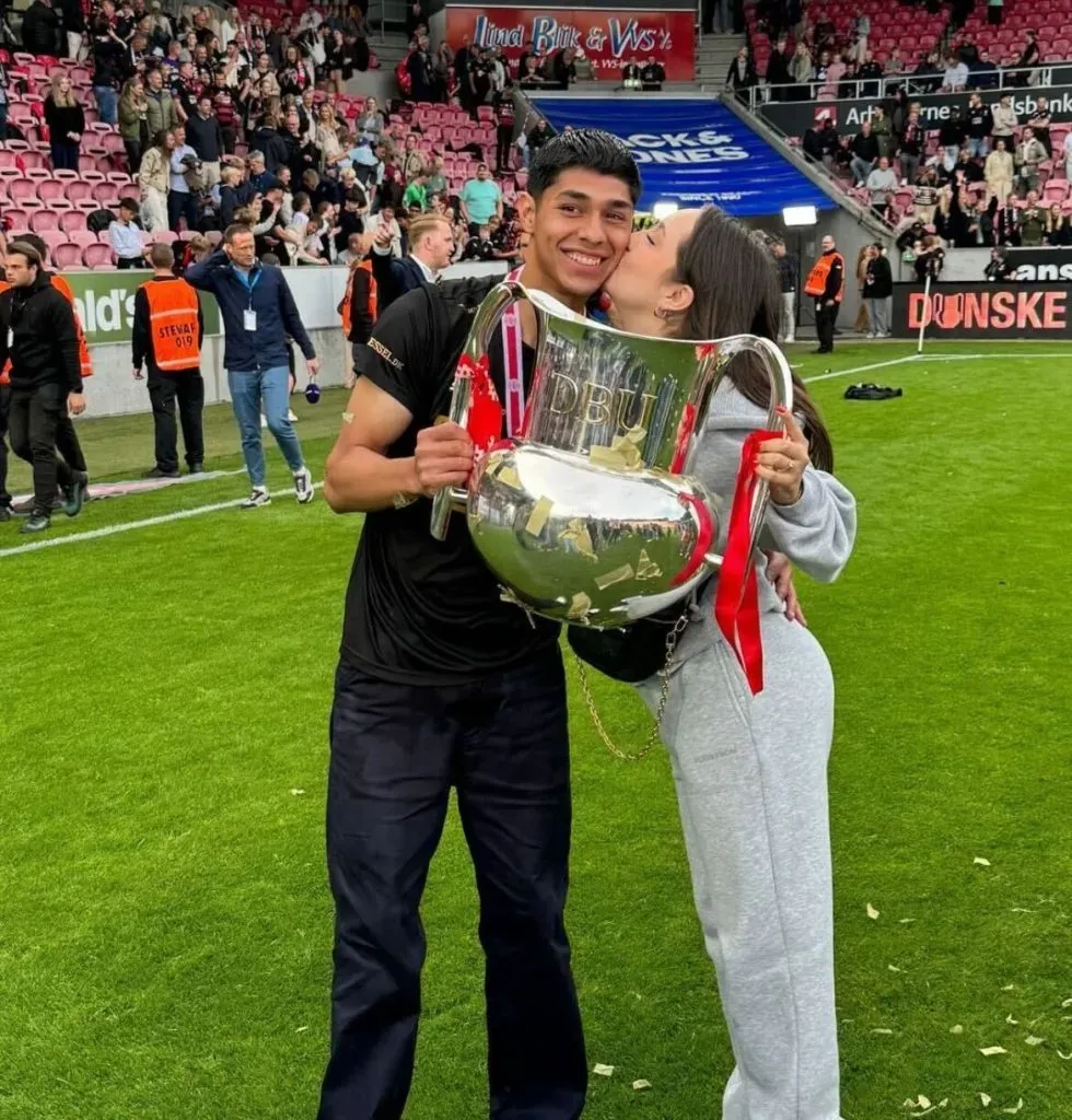 El título como campeón de Darío Osorio en su primera temporada en Europa.