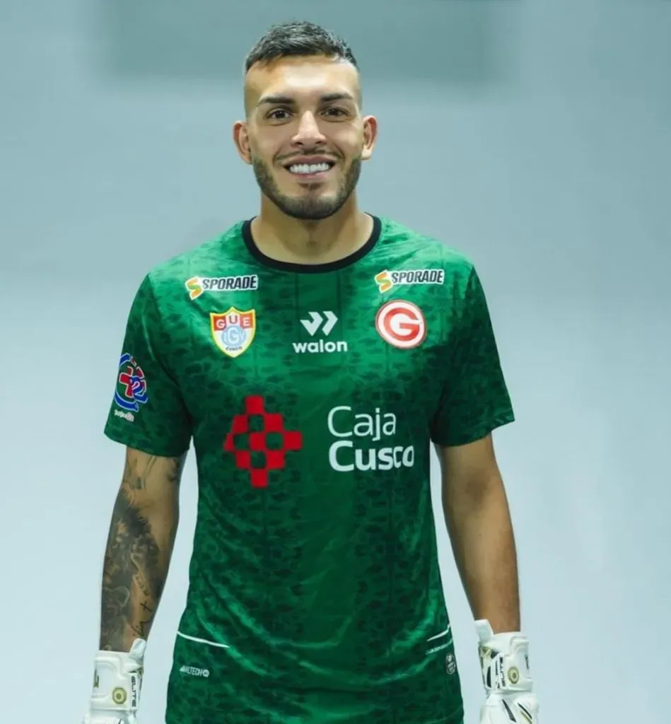 Miguel Vargas, arquero chileno figura en Deportivo Garcilaso (Instagram)