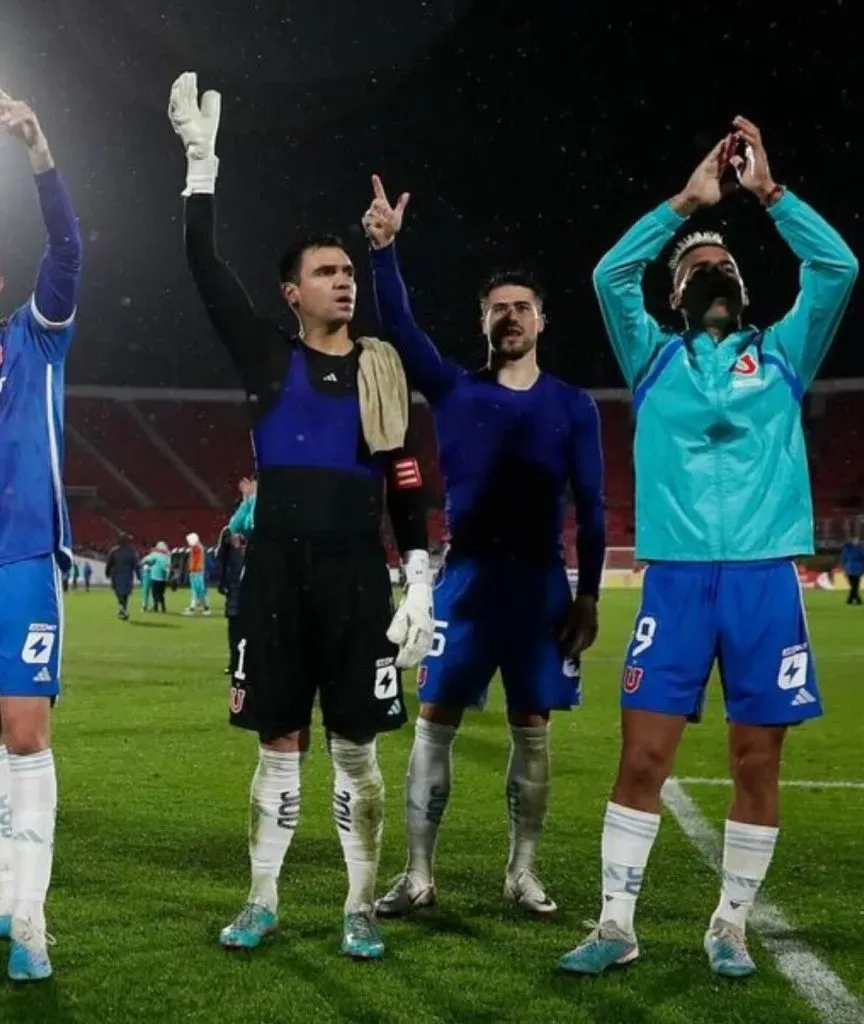 Cristopher Toselli terminó como el capitán de los azules. Foto: U de Chile.