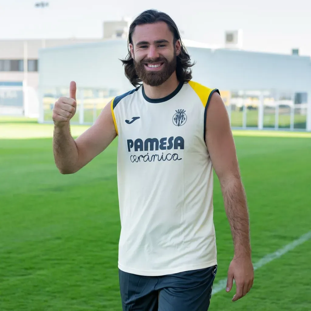 Ben Brereton Díaz volvió este lunes al Villarreal para iniciar la pretemporada. Foto: Comunicaciones Villarreal.