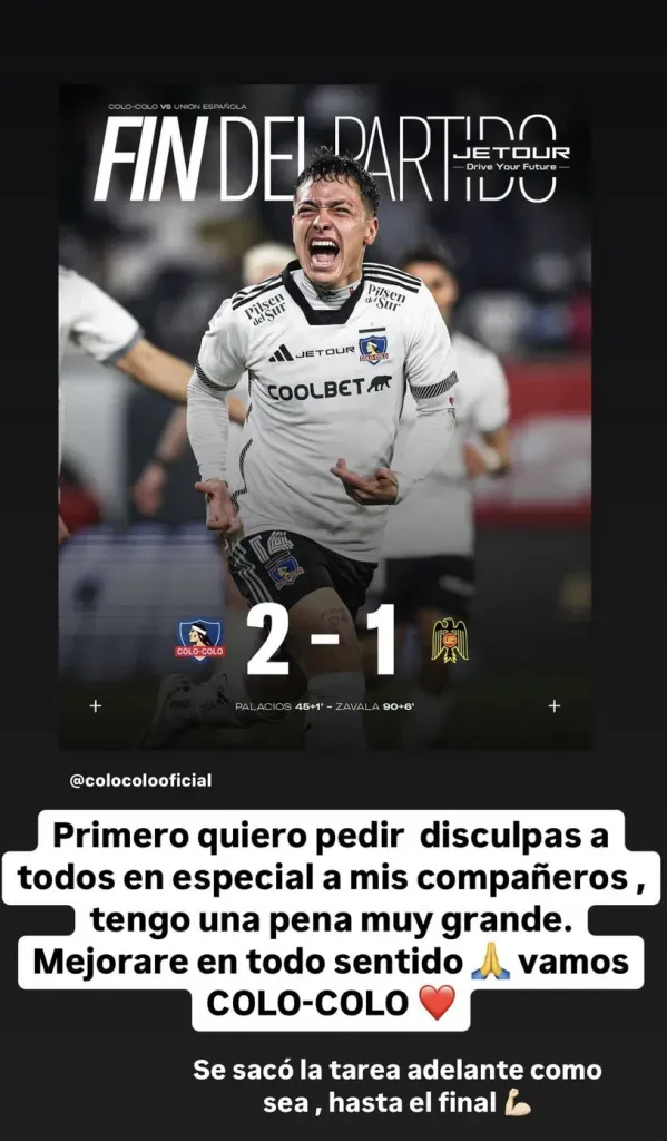 Las disculpas de Brayan Cortés | Instagram