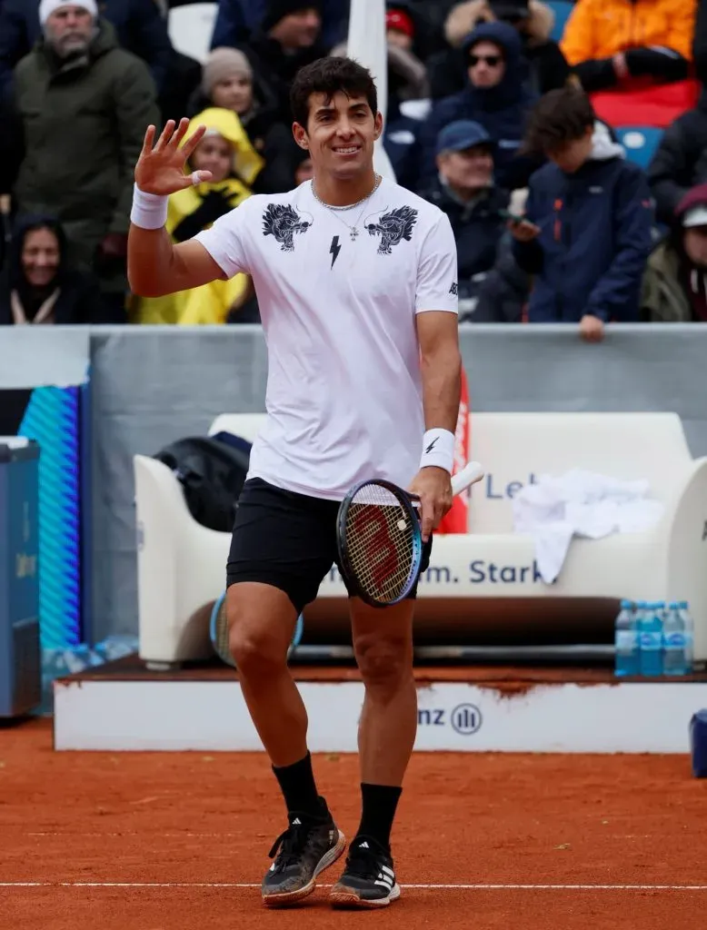 Cristian Garin volvió al triunfo en el circuito del ATP (Imago)