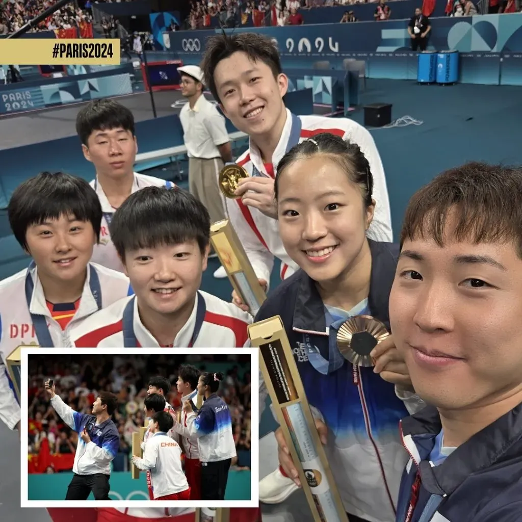 La selfie que juntó a deportistas de Corea del Norte y Corea del Sur | Juegos Olímpicos