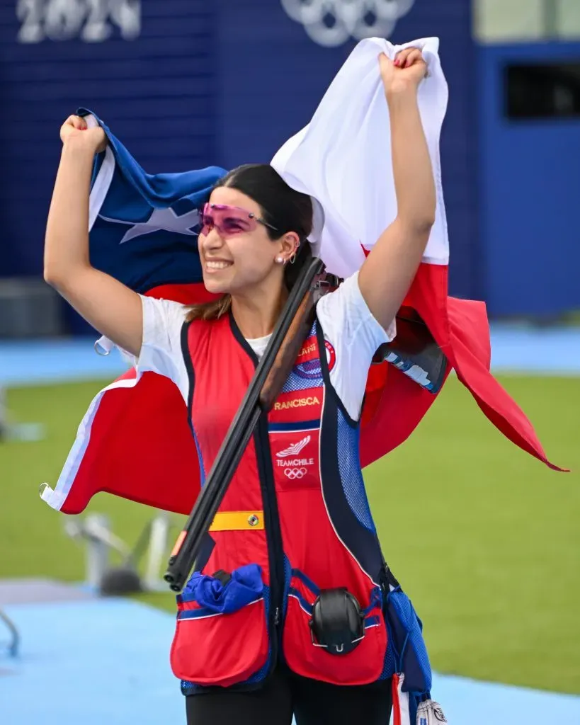 Francisca Crovetto logró una histórica medalla de oro para Chile en los Juegos Olímpicos de París 2024. Foto: Santiago Bahamonde/COCH.