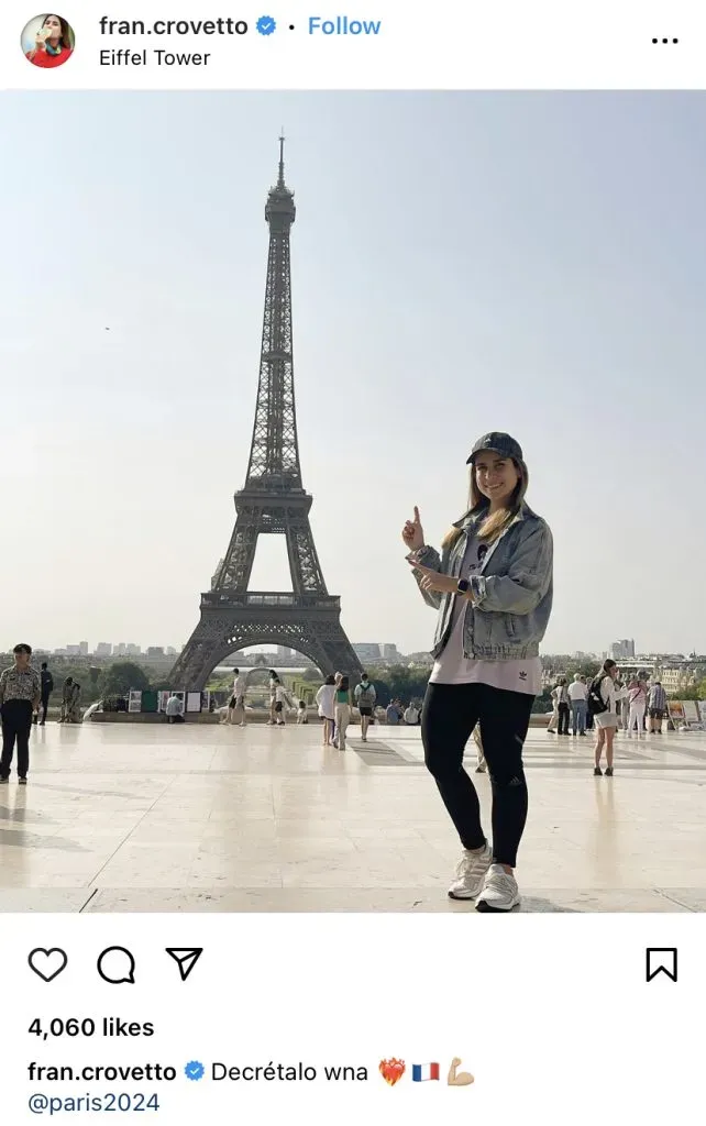 La foto que subió Francisca Crovetto el 28 de junio de 2023 | Instagram