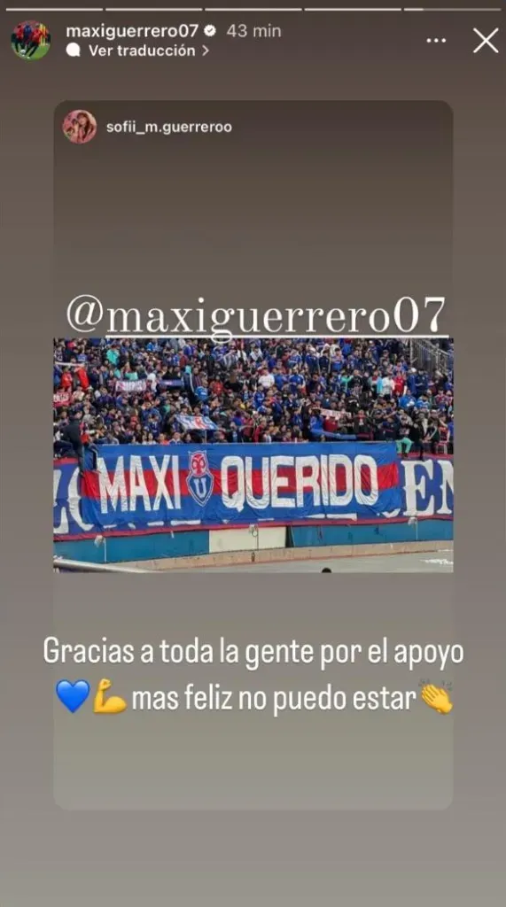El insólito y gracioso chascarro de Maxi Guerrero en la U.