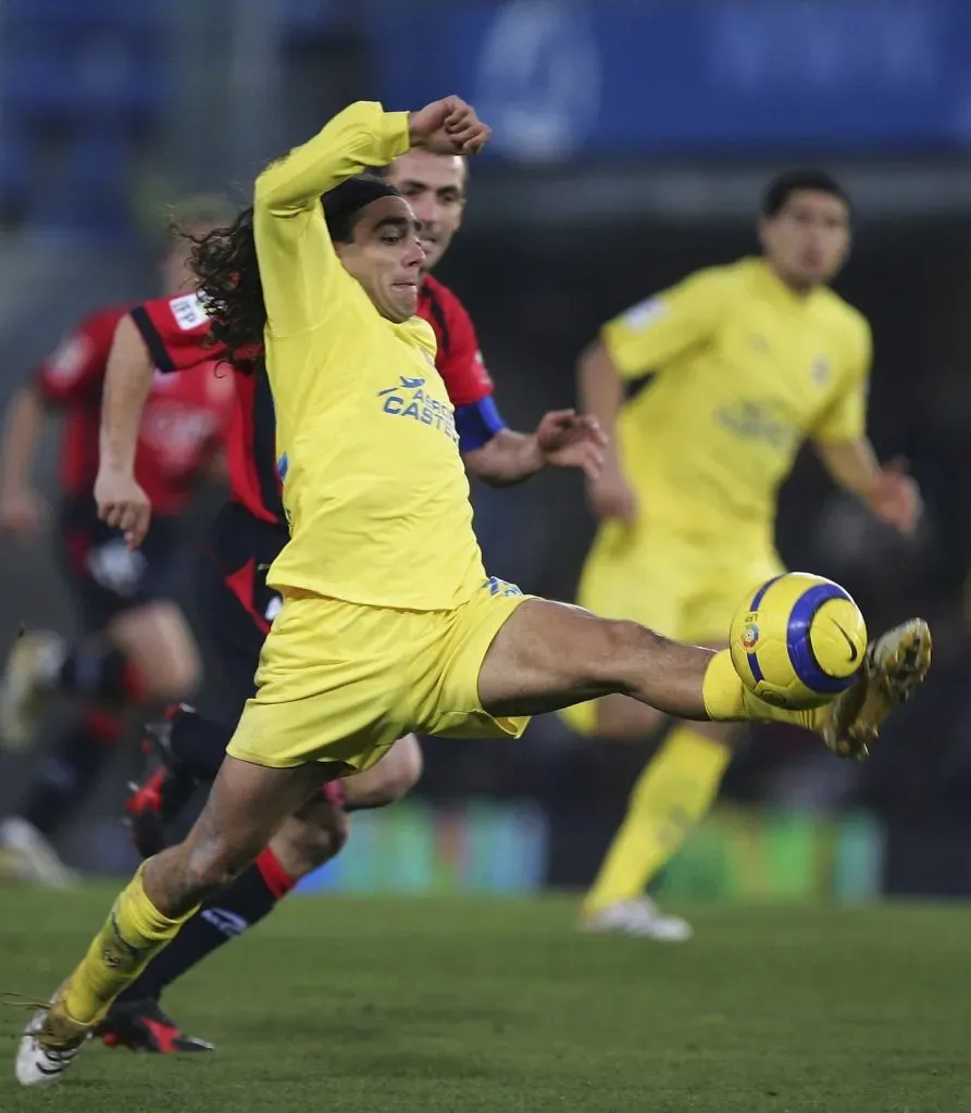 Juan Pablo Sorín compartió con Manuel Pellegrini en el Villarreal entre 2004 y 2006 (Getty Images)