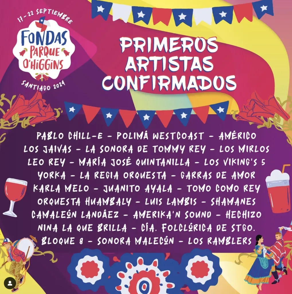 Foto: Instagram Fondas Parque O’Higgins.