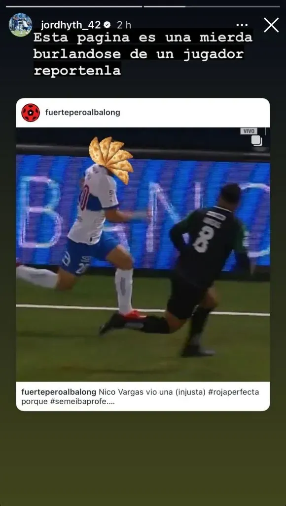 El mensaje de Jordhy Thompson por las burlas a Nicolás Vargas. Foto: Instagram.