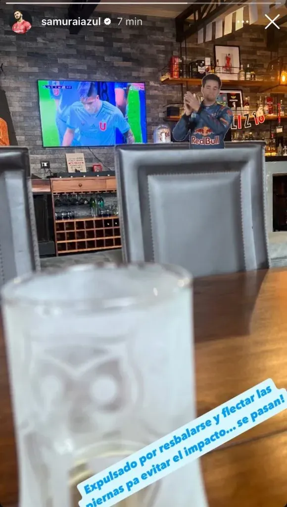 El reclamo de Herrera en redes sociales. Imagen: Instagram.