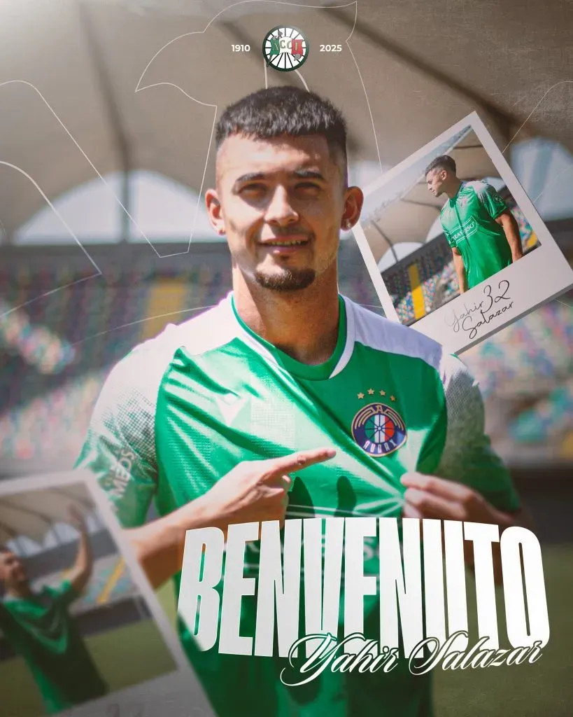 Yahir Salazar aterriza en La Florida luego del Sub 20. Foto: Audax Italiano.