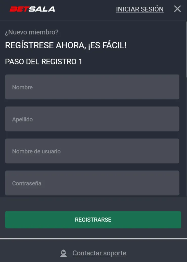 betsala bono de bienvenida