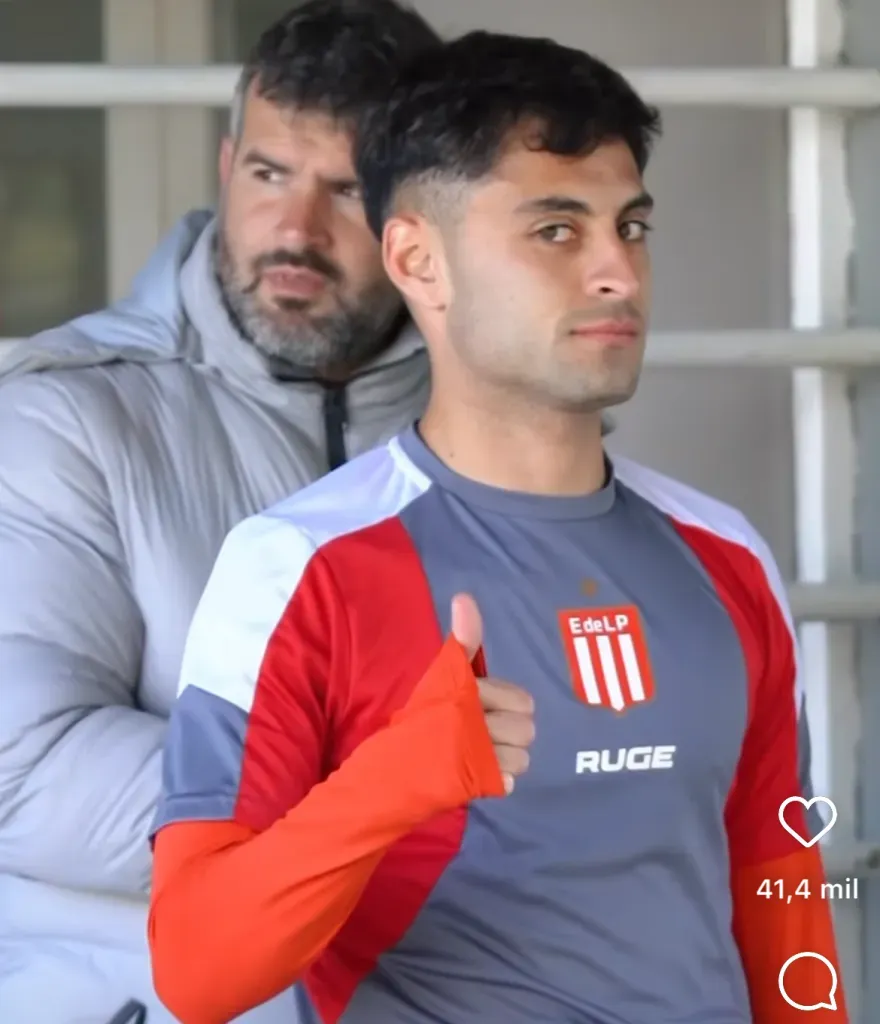 Javier Altamirano regresó al fútbol en Estudiantes.