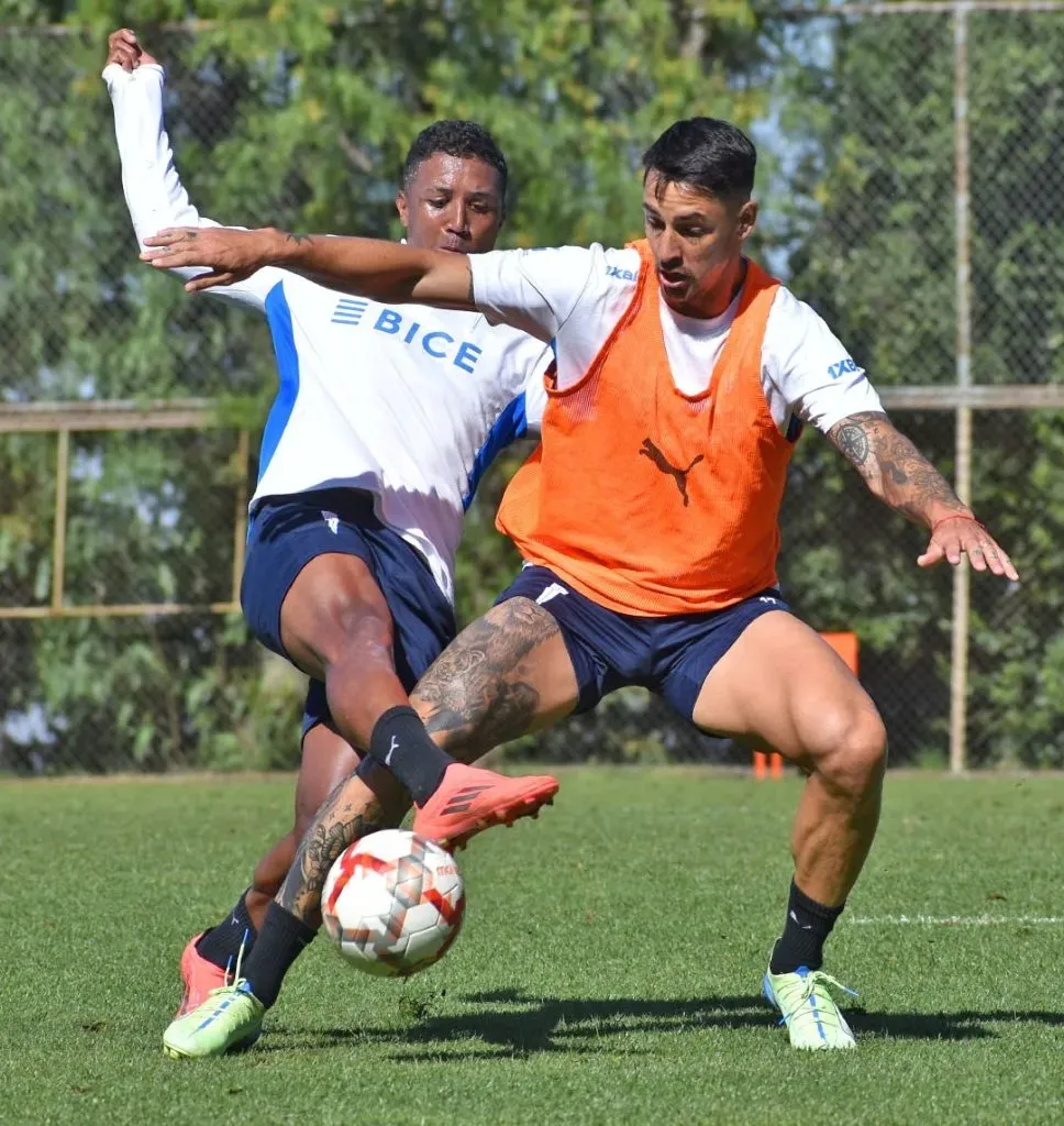 Fernando Zampedri durante la pretemporada de Católica (Cruzados)