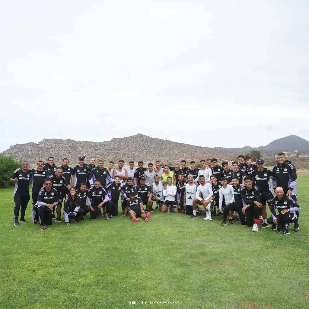 Colo Colo terminó su pretemporada en La Serena y se preparaba para viajar a Valparaíso. Foto: Colo Colo.