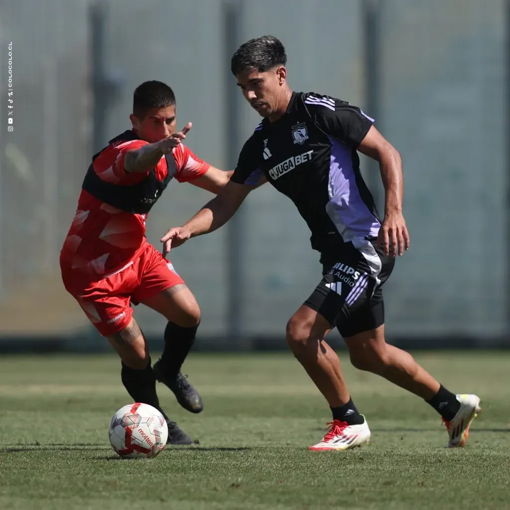 Salomón Rodríguez marcó el primer gol por Colo Colo, pese a que no fue titular. Foto: Colo Colo.