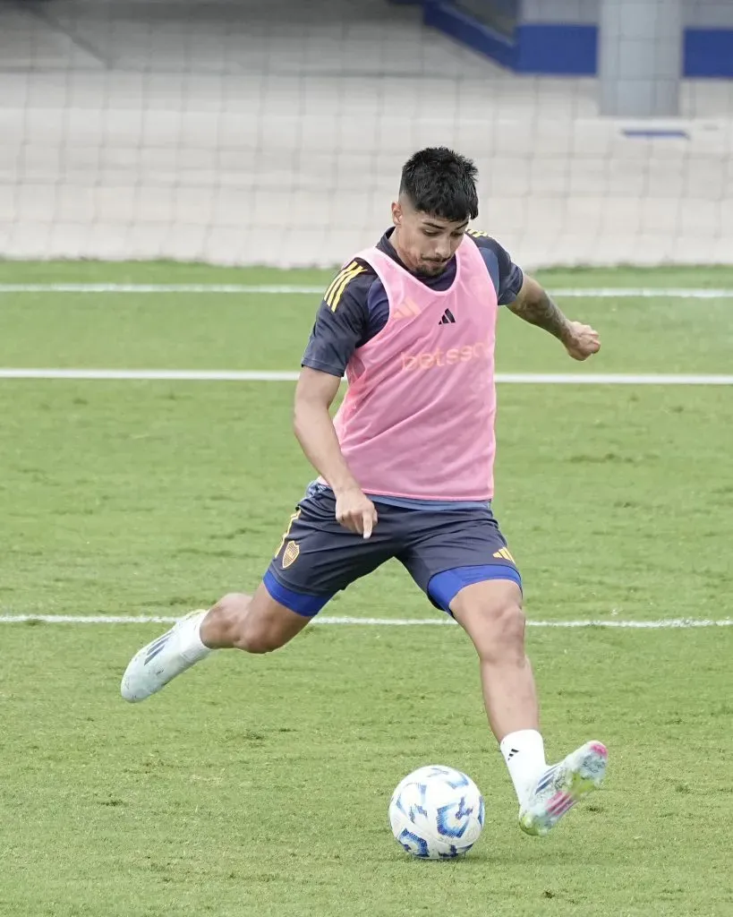 Williams Alarcón ya entrena en Boca Juniors. Foto: Boca Juniors.