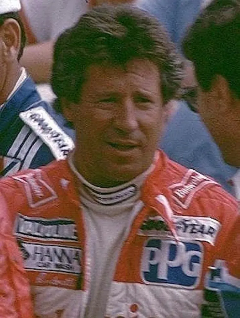 Mario Andretti (Wikimedia Commons).