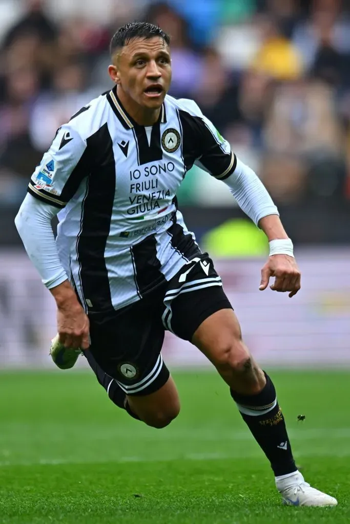 El momento de Alexis Sánchez en Udinese parece ser suficiente para terminar con la relación entre ambos. Foto: Getty Images.