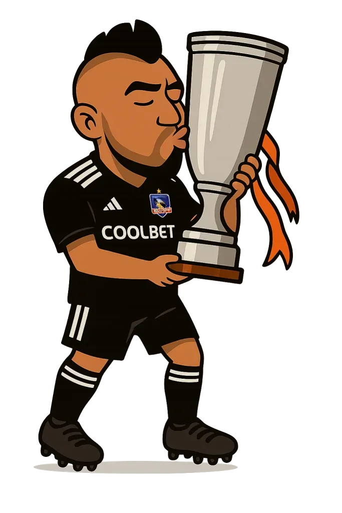 Arturo Vidal celebra la estrella 34 de Colo Colo tras volver a Chile