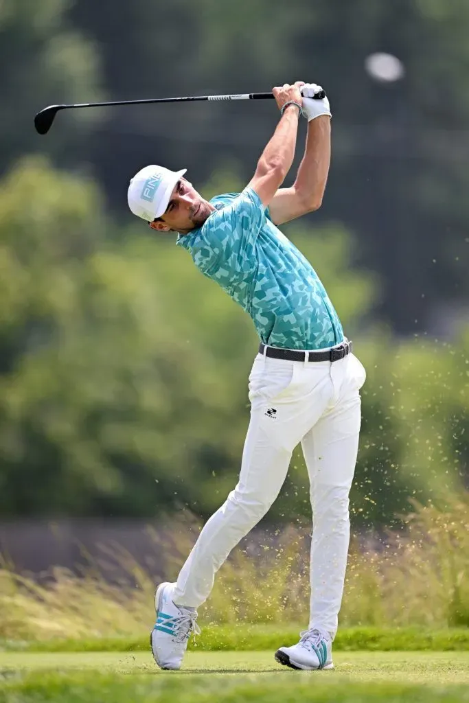 Joaquín Niemann tuvo un mal primer día en el US Open de Golf (Getty Images)
