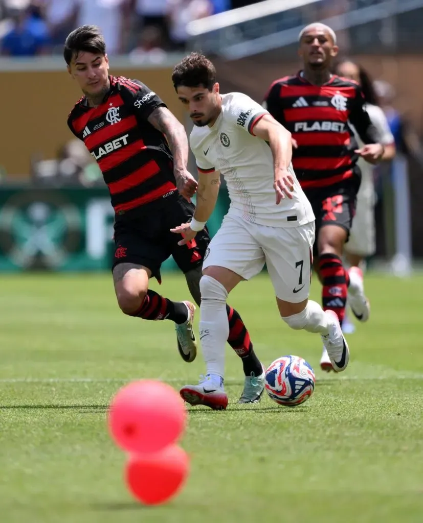 Erick Pulgar, figura del Flamengo en el Mundial de Clubes (Getty Images)