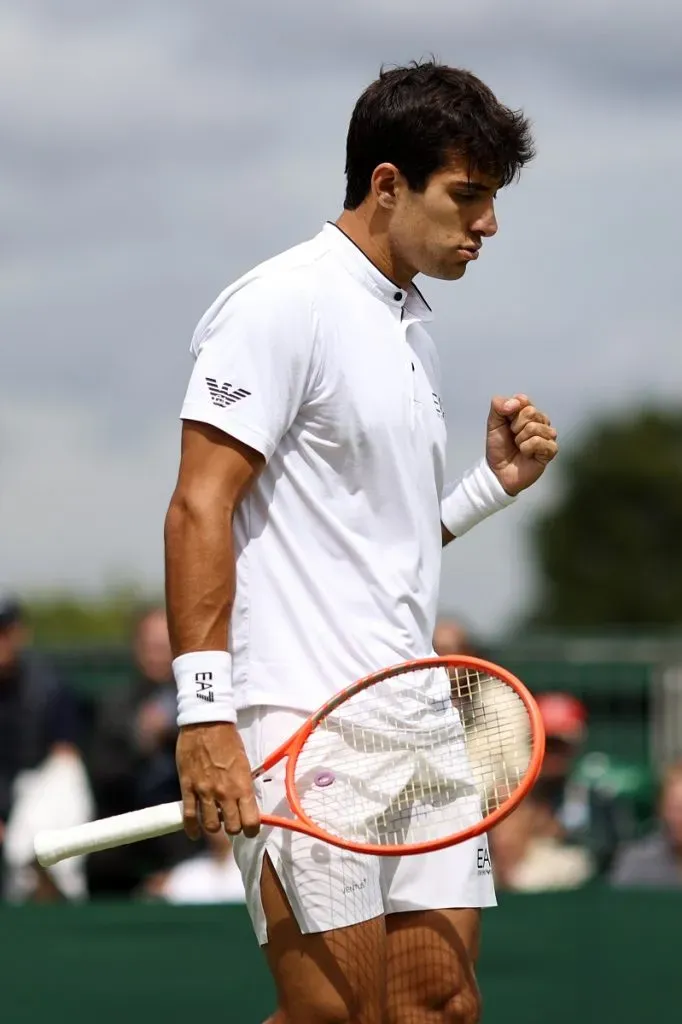 Cristian Garin en Wimbledon 2022 (Getty Images).