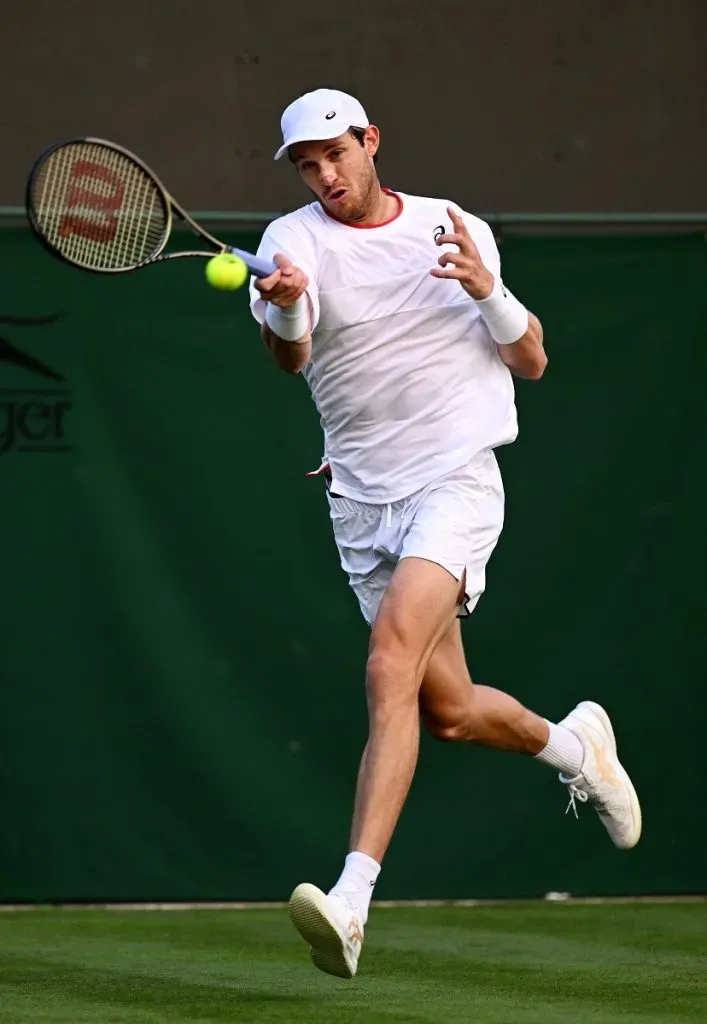 Nicolás Jarry en Wimbledon 2023 (Getty Images).