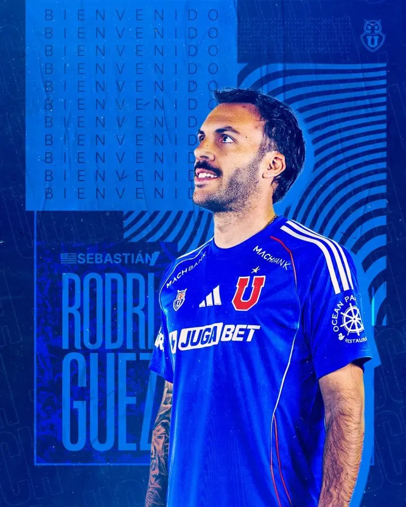 Sebastián Rodríguez es el segundo refuerzo de la U para la segunda rueda. Foto. U. de Chile.