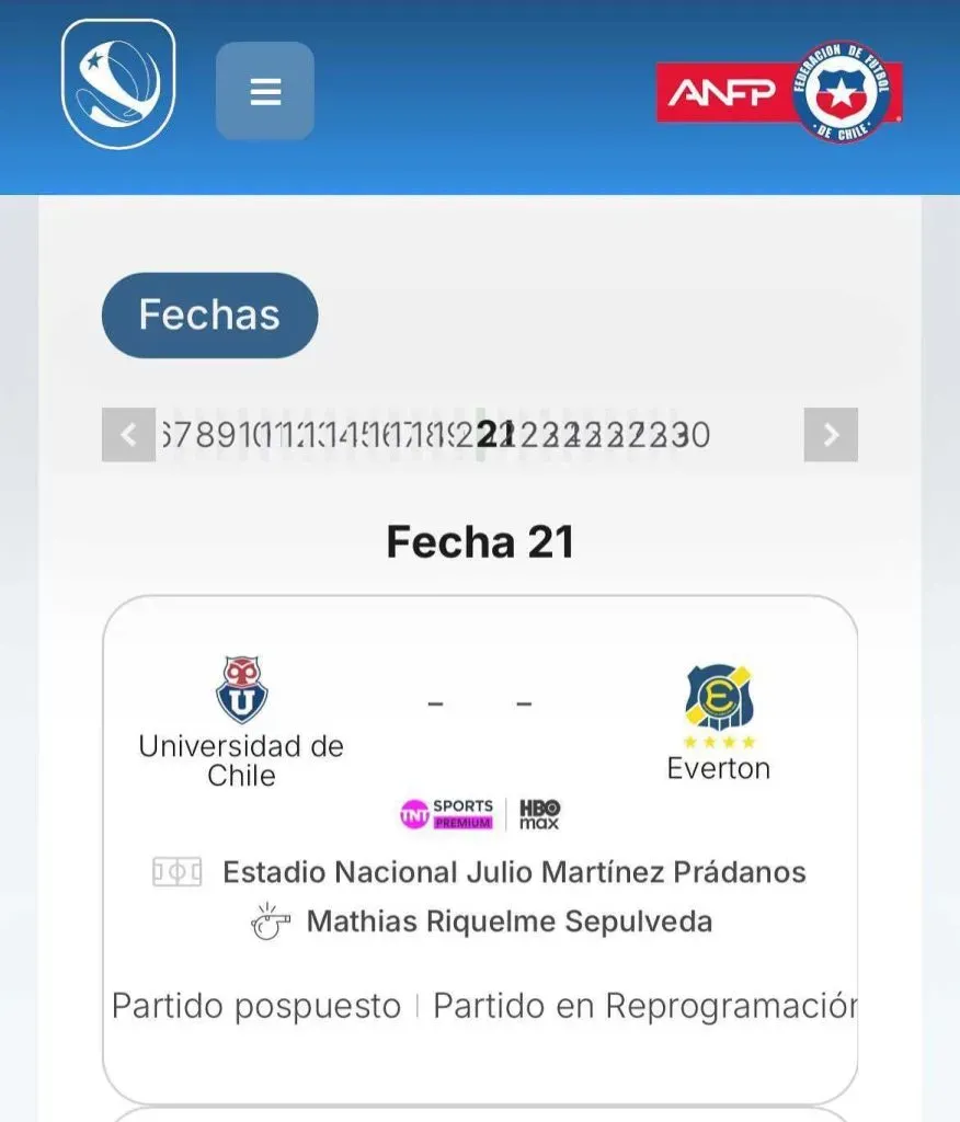 Imagen: ANFP