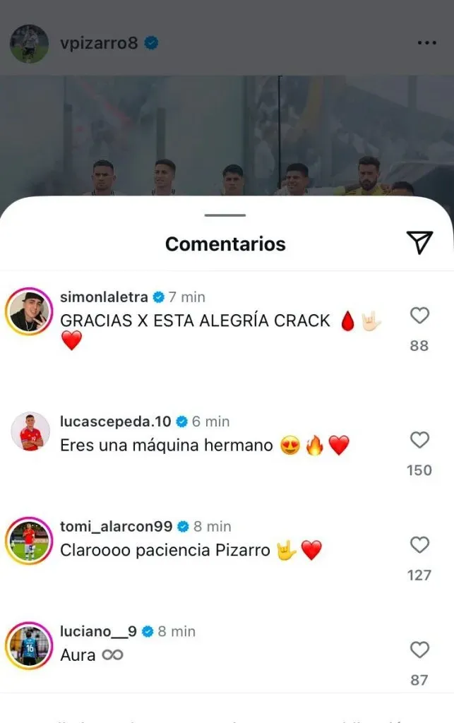 Los mensajes que le llovieron a Vicente Pizarro