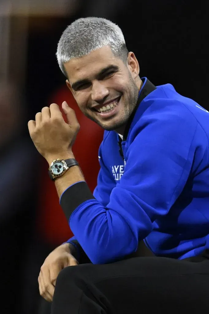 Carlos Alcaraz del Team Europa en la Laver Cup 2025 (Getty Images).