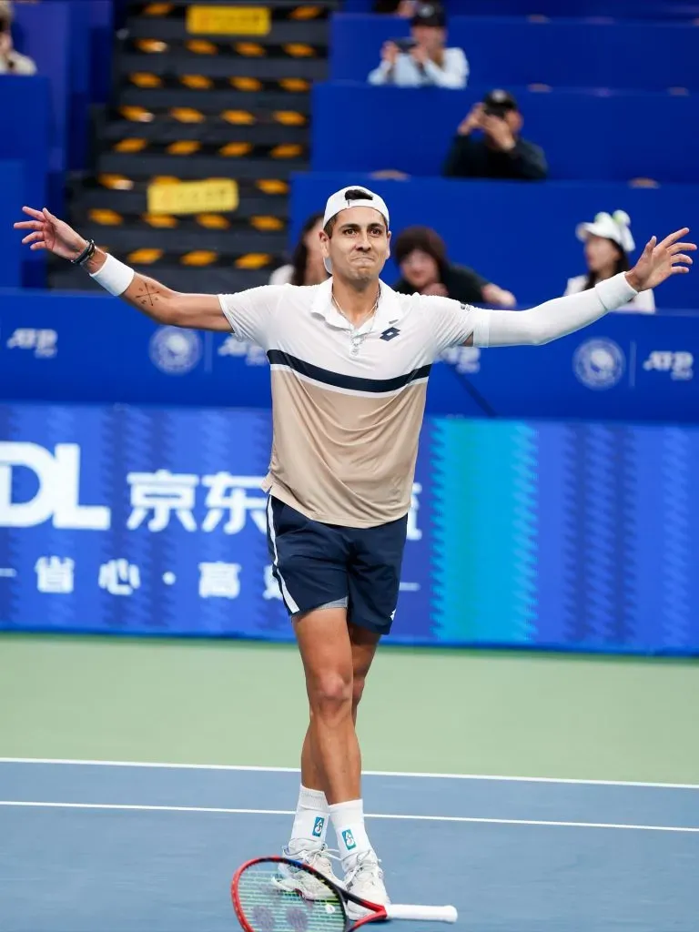 Alejandro Tabilo en el ATP de Chengdú (Foto: Chengdú Open).
