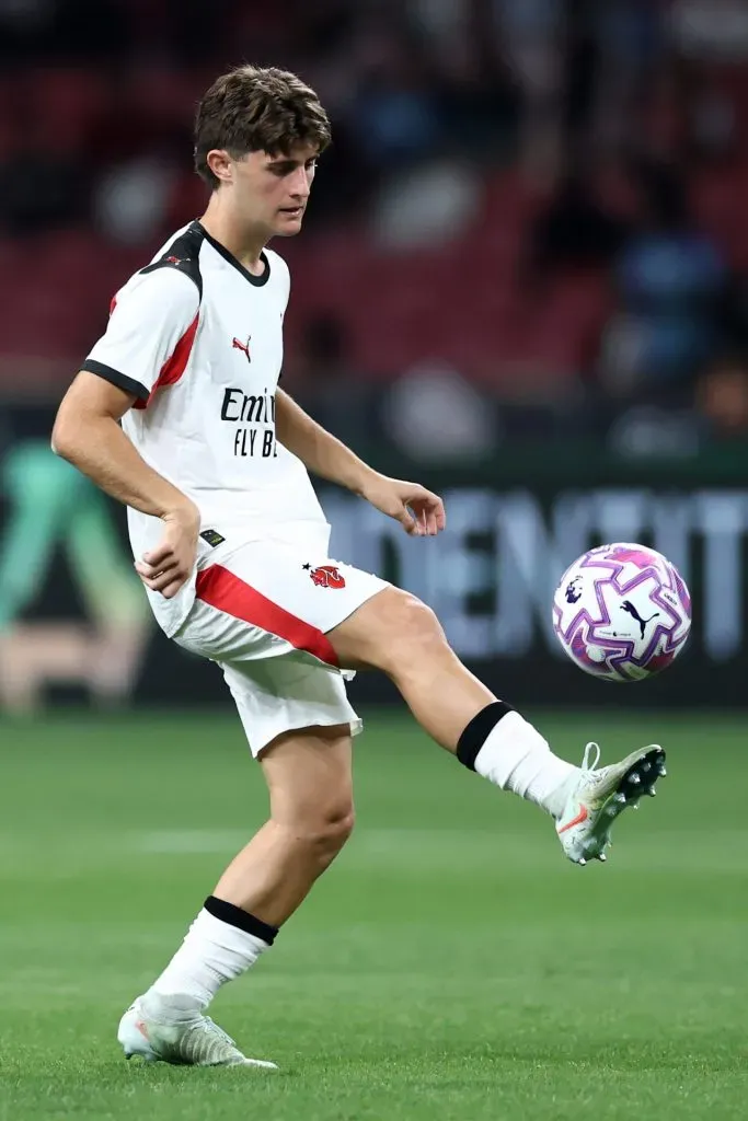 Mattia Liberali, el niño prodigio del AC Milan que defenderá a Italia (Getty Images)