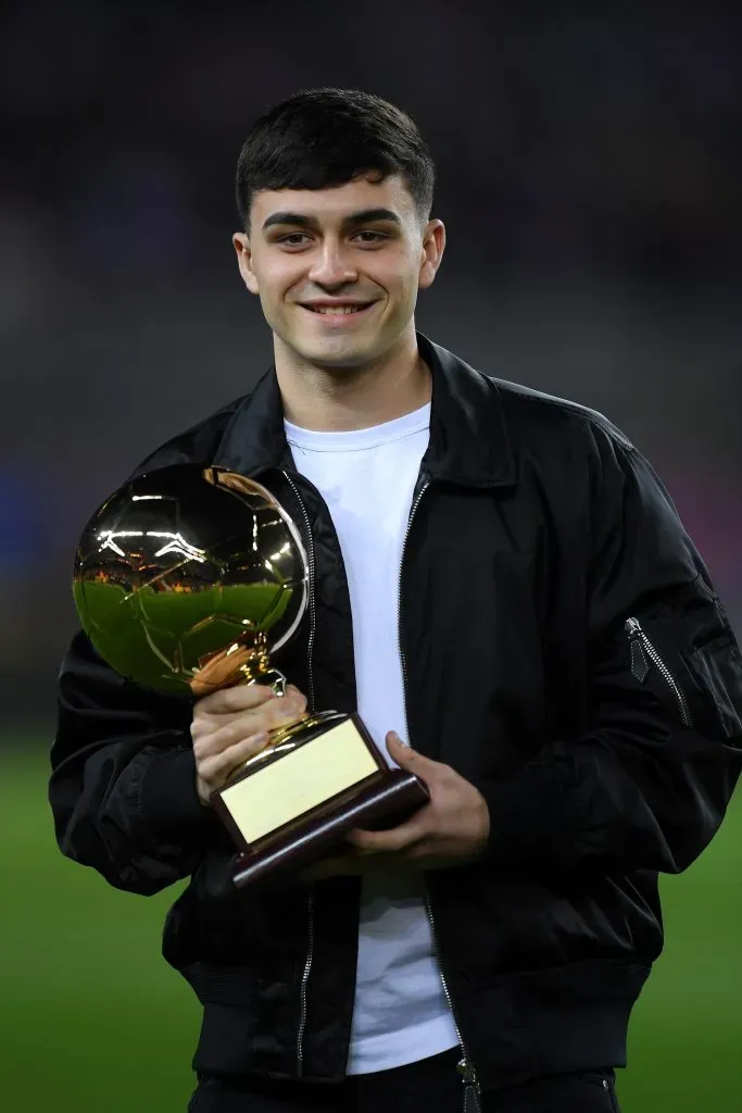 Pedri, prêmio Golden Boy (Photo by Alex Caparros/Getty Images)