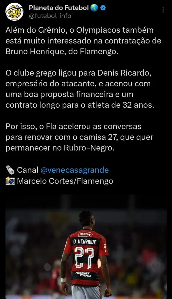 Repercussão via Twitter