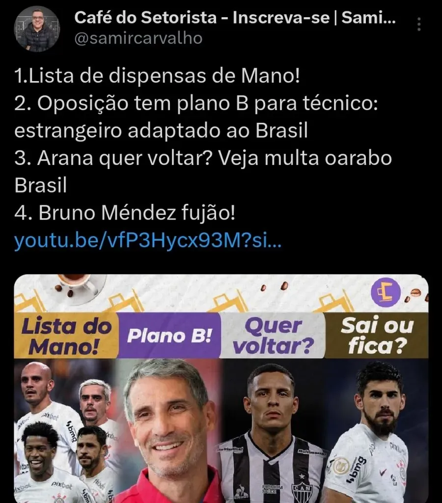 Samir Carvalho via Twitter