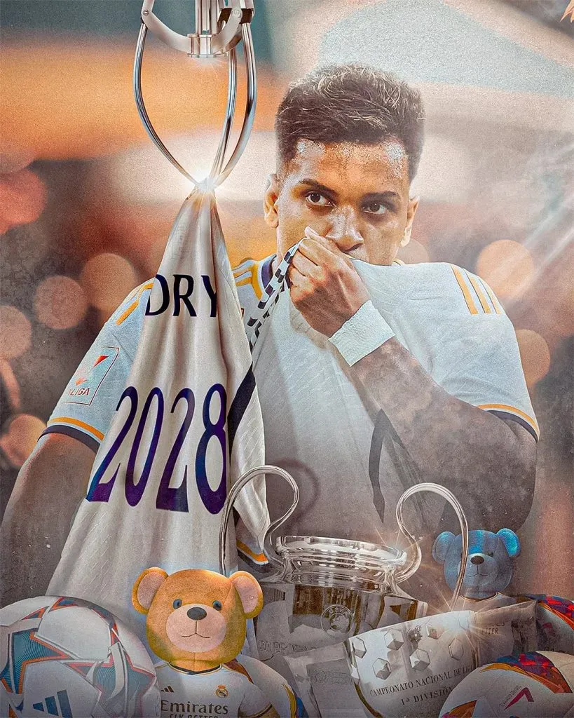 Real Madrid renova com Rodrygo até 2028. Foto: Divulgação/Real Madrid