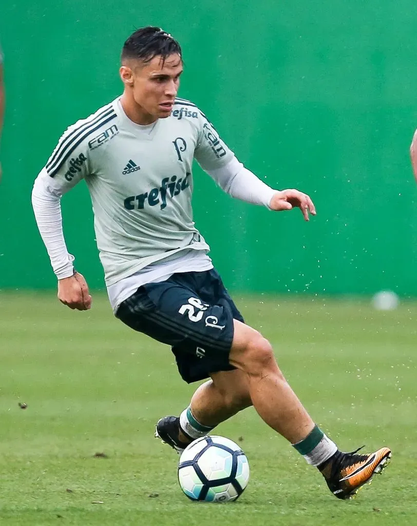 Raphael Veiga na Academia de Futebol. Foto: Flickr Oficial SE Palmeiras/Divulgação