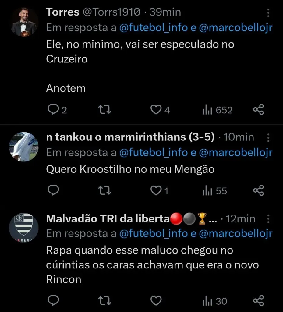 Repercussão via Twitter