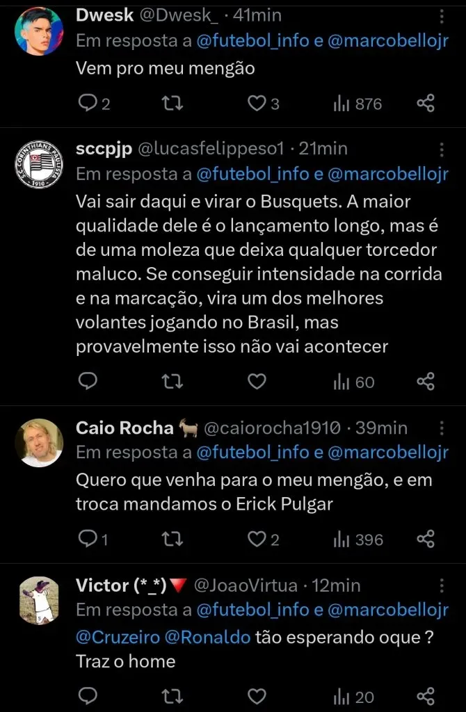 Repercussão via Twitter