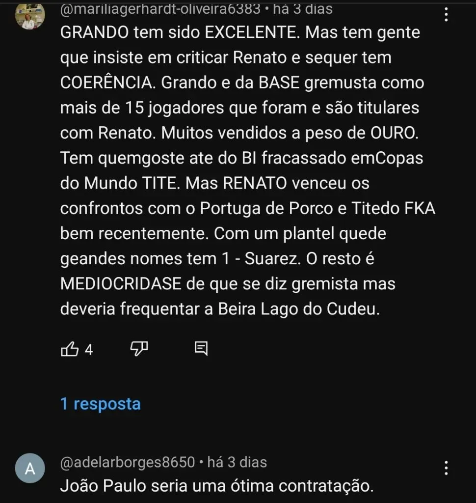 Repercussão via Twitter