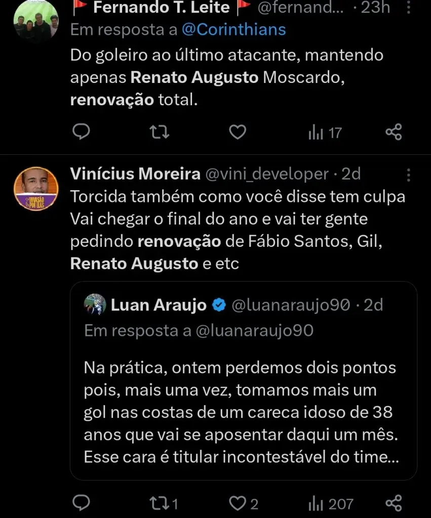 Repercussão via Twitter