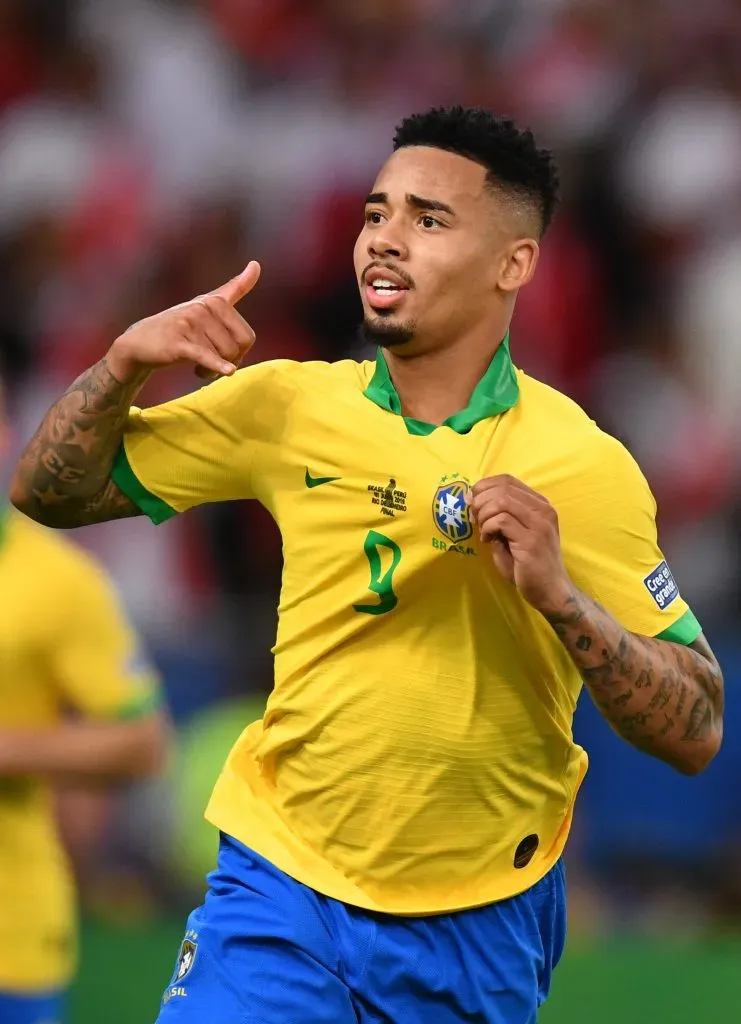 Gabriel Jesus joga apenas diante da Argentina. Foto: Pedro Vilela/Getty Images