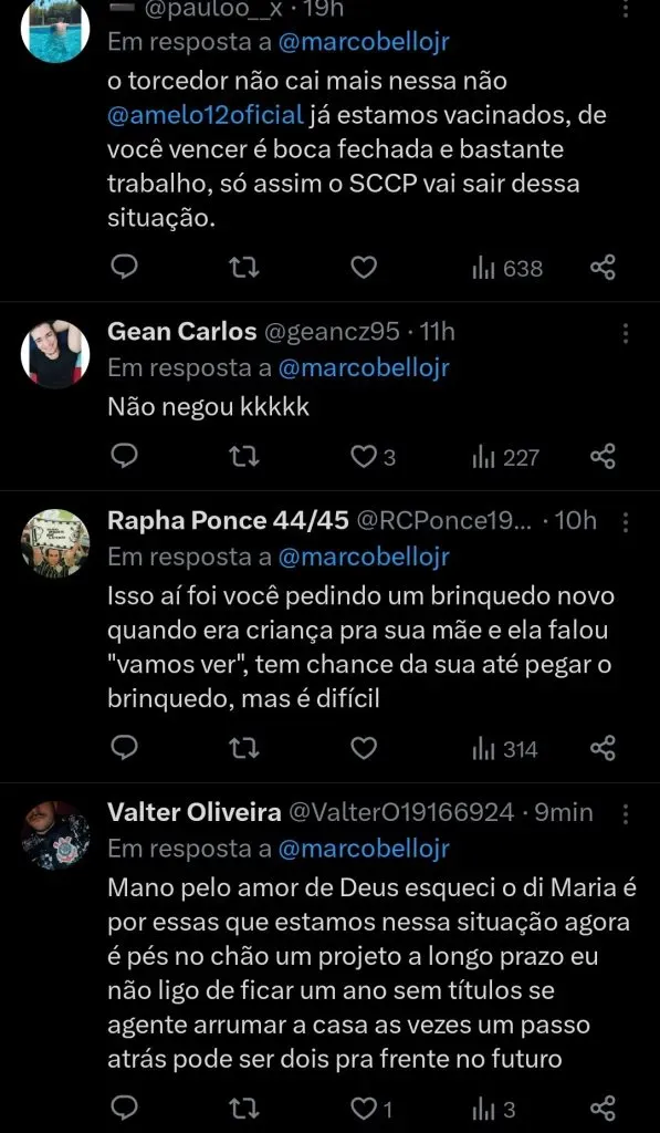 Repercussão via Twitter