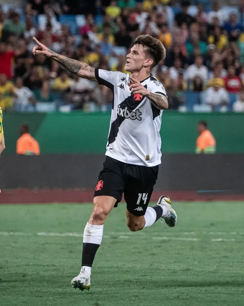 Orellano durante comemoração do gol feito diante do Cuiabá. Foto: Flickr Oficial CR Vasco da Gama/Leandro Amorim