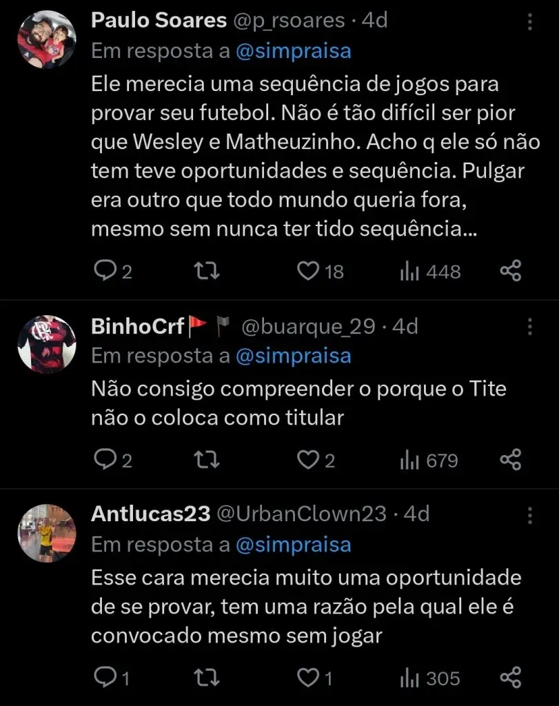 Repercussão via Twitter