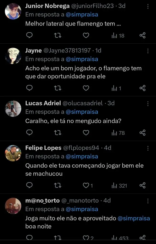 Repercussão via Twitter