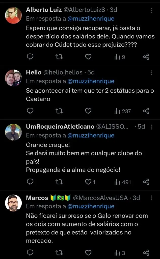 Repercussão via Twitter