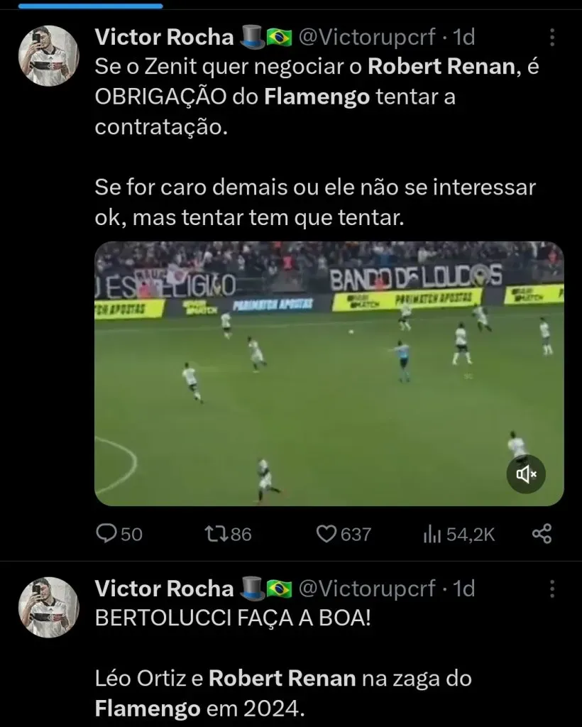 Repercussão via Twitter